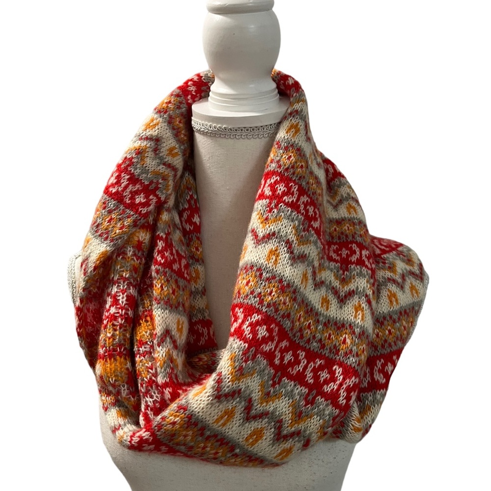 Una Talla Multicolor Infinity Scarf OSFM